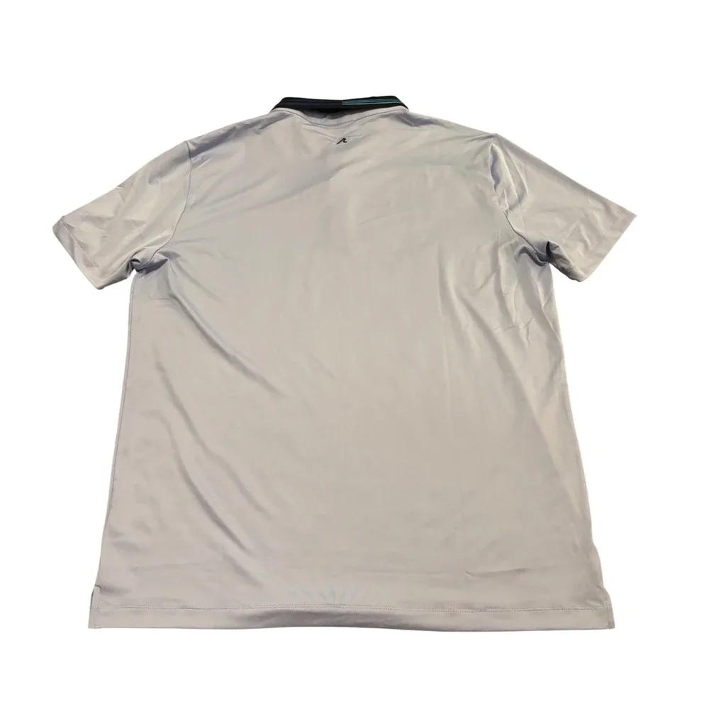 Redvanly Mens Harley Polo Shirt Baby Lavender Purple Striped Collar R2404 Large‎
